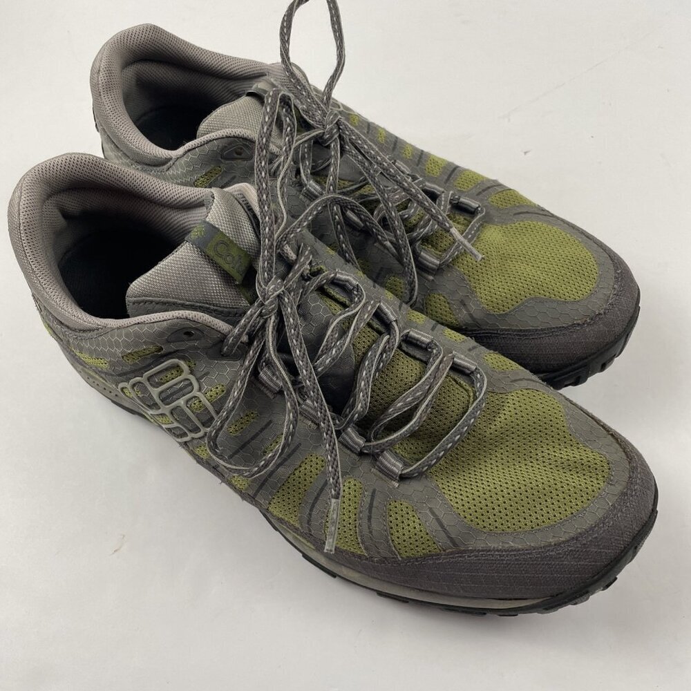 Columbia Peakfreak Enduro Hiking Trail Shoes Men’s 12 Green Low Top BM3841-249